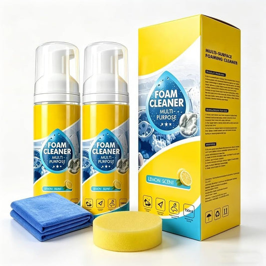 🧴4-in-1 Multi-Enzyme Foam Cleaner – Deep Clean Car, Kitchen, Bathroom & Sofa
