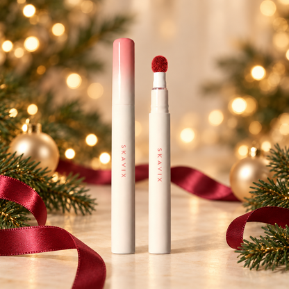 Skavix lip cream Christmas styling
