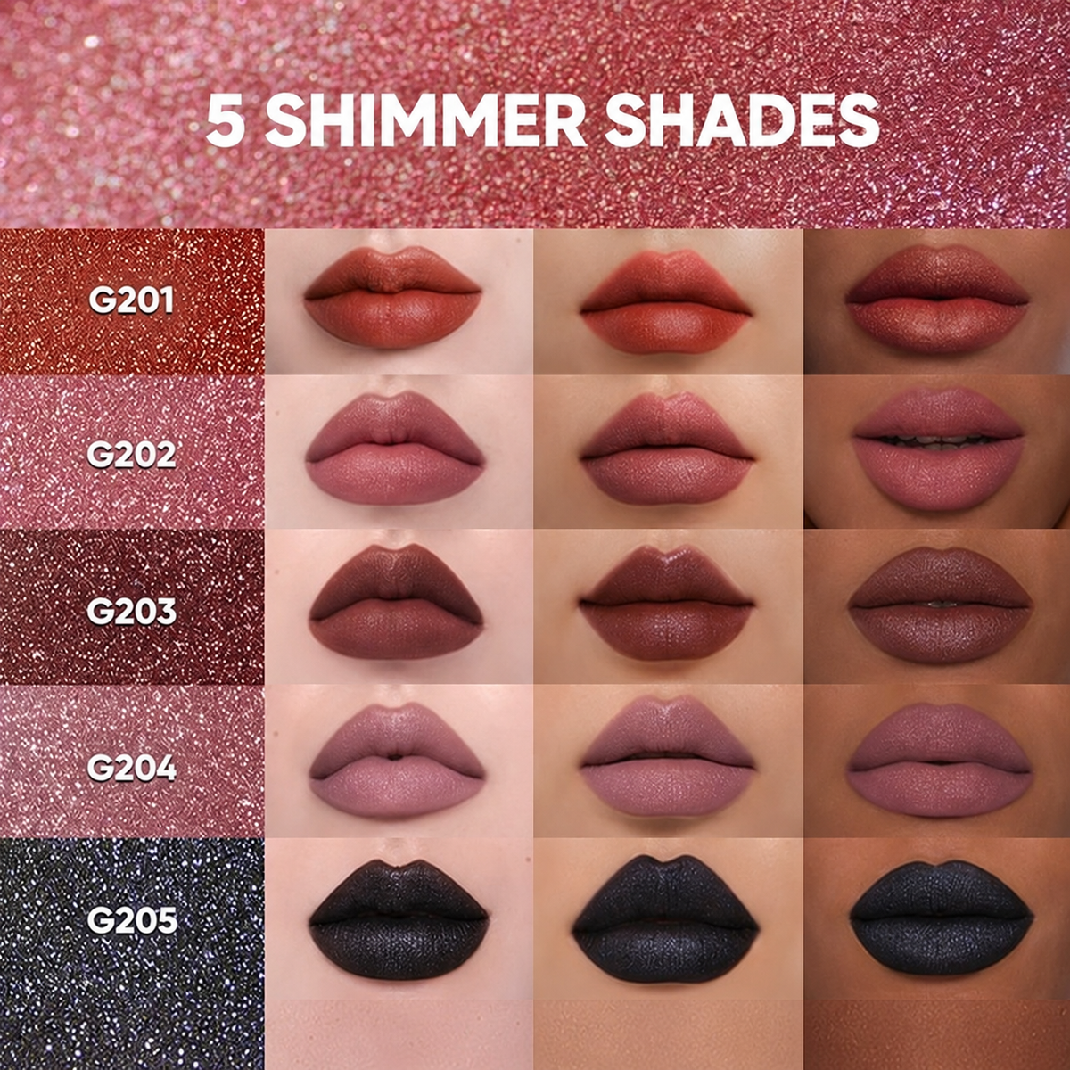 Skavix lip cream story shade-chart